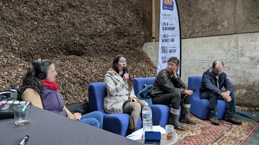 Dre Morgane LEBOSQ animant une sensibilisation climatique et agricole